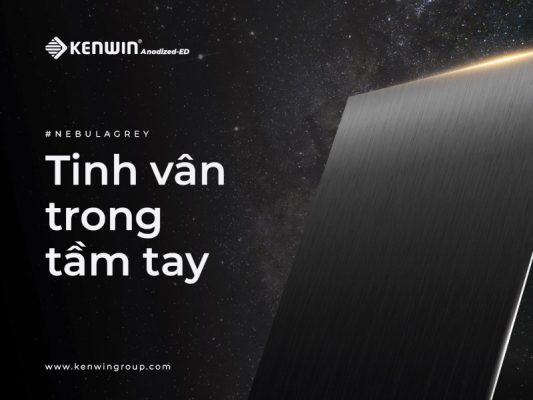 nhôm kenwin nhập khẩu màu xám tinh vân nebula grey