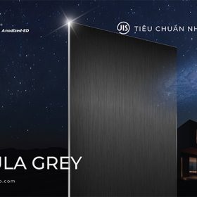 nhôm kenwin nhập khẩu màu xám tinh vân nebula grey