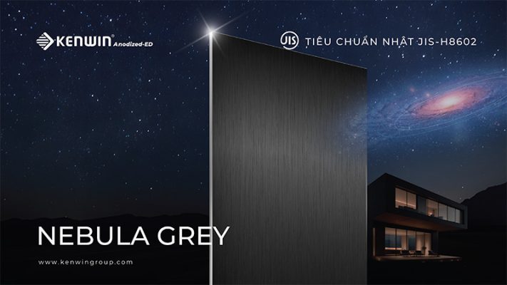 nhôm kenwin nhập khẩu màu xám tinh vân nebula grey