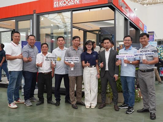 gian hàng kenwin tại triển lãm ngành cửa việt nam 2025