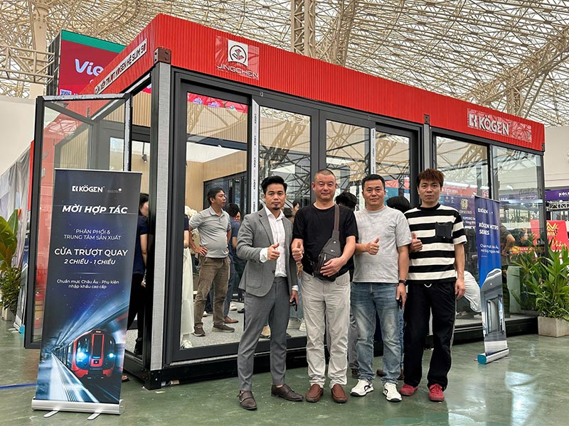 gian hàng kenwin tại triển lãm ngành cửa việt nam 2025