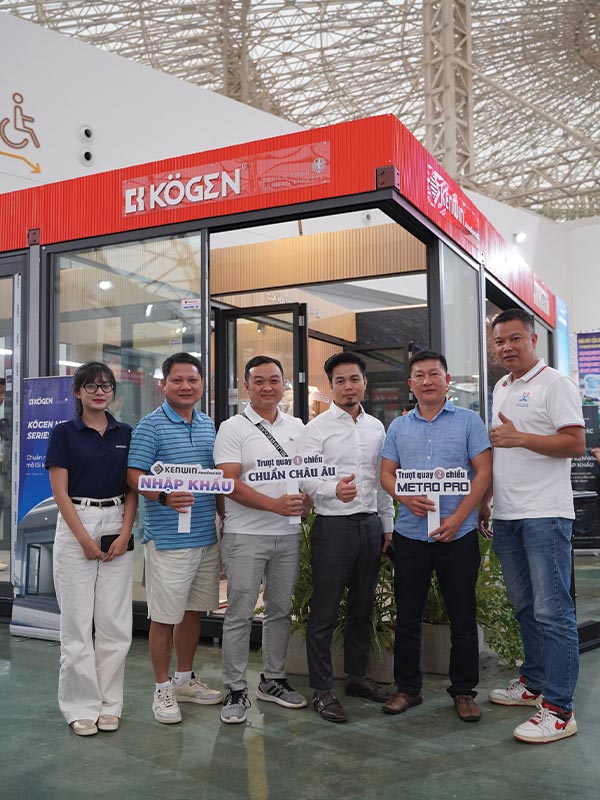 gian hàng kenwin tại triển lãm ngành cửa việt nam 2025