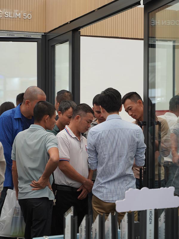 gian hàng kenwin tại triển lãm ngành cửa việt nam 2025