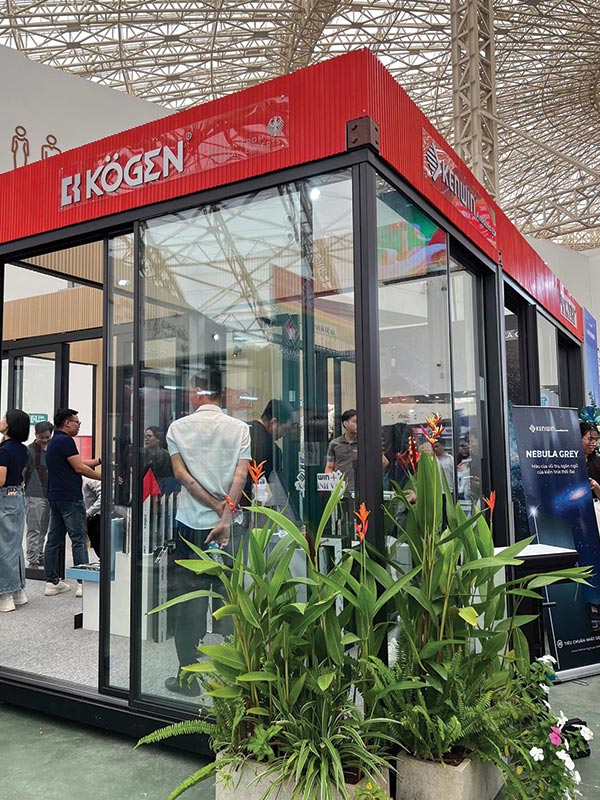 gian hàng kenwin tại triển lãm ngành cửa việt nam 2025