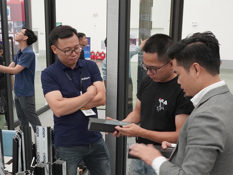 gian hàng kenwin tại triển lãm ngành cửa việt nam 2025